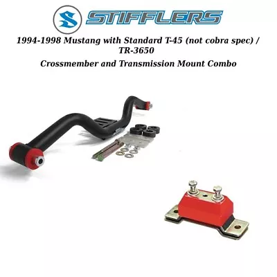 1994-1998 Mustang Stifflers Transmission Crossmember & Poly Mount T-45 TR-3650 • $232.90