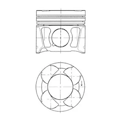 KOLBENSCHMIDT Piston 41070600 FOR Insignia Freemont Zafira Tourer Astra Doblo Gi • £88.99