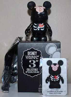 Disney Vinylmation 3  Urban Series 5 W/ Box Card Foil ~x-ray Skeleton Mickey~ • $13.55