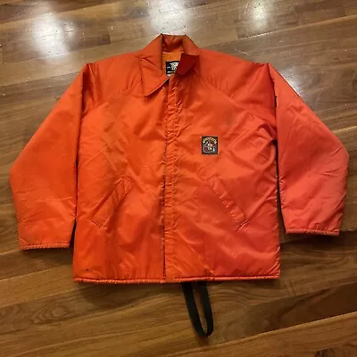 Stearns Industrial Flotation Jacket / Float Coat Orange Mens Size Large. • $24.99