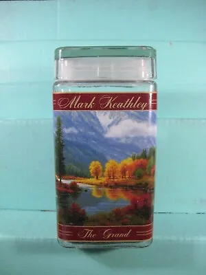  The Grand  Mark Keathley Colorado Mountain Scene Glass Canister Candy Jar • $12.25