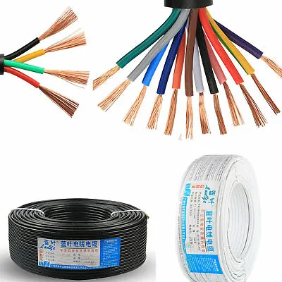 £1.86 • Buy 2~6 Core Electrical Cable 0.3, 0.5~4, 6mm² Flex Wire Copper Wire PVC Insulation