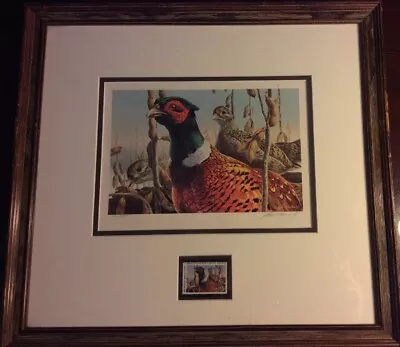 Mario Fernandez 1984 Minnesota Pheasant PrintFramed 892/4650 • $87