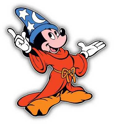 Mickey Mouse Cartoon Hat Sticker Bumper Decal - ''SIZES'' • $3.75