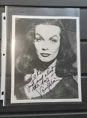 Rare! MAILA NURMI Signed Vampira 1994 Photo. Horror / Goth Icon. Free Shipping. • $259.95