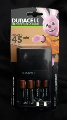 £18.45 • Buy Duracell Hi-Speed Advanced Battery Charger CEF27 Inc 2 X AA & 2 X AAA Batteries