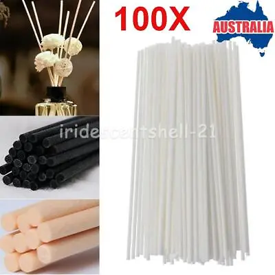 $10.40 • Buy 100x Reed Diffuser Reeds Rattan Aromatherapy Aroma Sticks Bulk Pack New 25cm