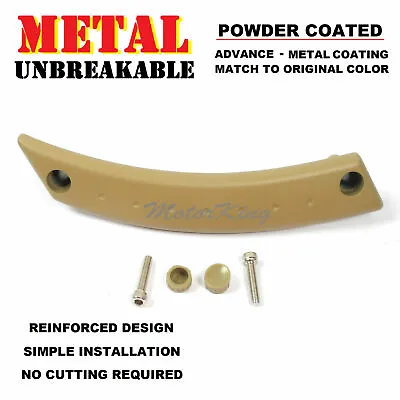 UPGRADED Metal Beetle Front Left Interior Door Panel Pull Handle Repair Kit Tan • $46.60