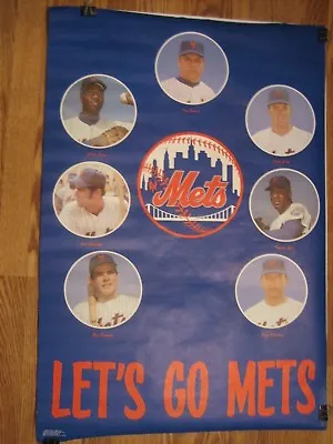 1969 LETS GO New York Mets Vintage Original Poster Tom Seaver Koosman Swoboda • $29.99