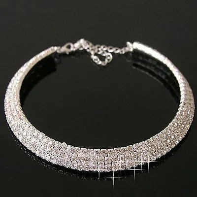 £5.99 • Buy Charm Jewelry Pendant Chain Crystal Choker Chunky Statement Bib Necklace Fashion