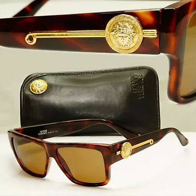 Gianni Versace 1993 Vintage Gold Sunglasses Medusa MOD 372 /DM COL 900 TO Biggie • $353.17