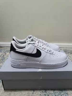 Nike Air Force 1 07 Black And White Women's Size US9 Womens • $89