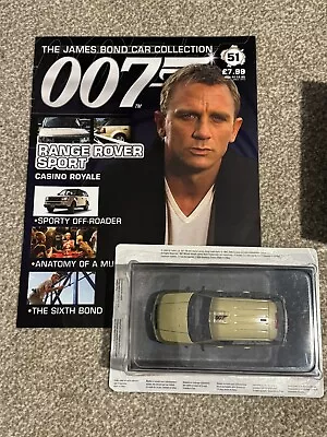 James Bond Car Collection - #51: RANGE ROVER SPORT - (casino Royale) • £6.99