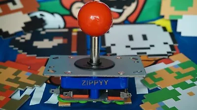 £8 • Buy Zippyy Short Shaft Arcade Joystick With Red Ball Top Handle MAME JAMMA