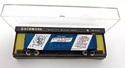 Bachmann N Scale USA Bicentennial 1776-1976 Patriotic George Washington Box Car • $28.11