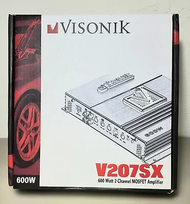 New VISONIK V207FX 600 WATT 2 Channel High Preformance Car Stereo Amplifier • $99.99