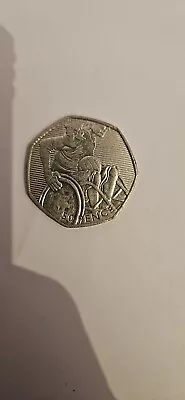 Coin Hunter Circulated 50p London Olympics Wheelchair Rugby • £1.50