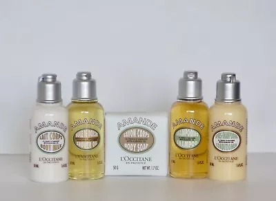 New L'OCCITANE 5 Pc AMANDE Almond Oil Bath & Body Travel Set  • $31.99