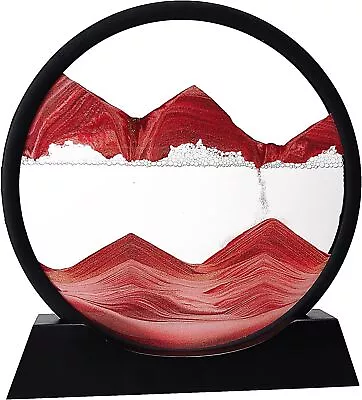 12inch 3D Sand Moving Sand Frame Art Picture Glass Scene Dynamic Display Flowing • $27.99