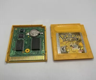 Pokemon Yellow Special Pikachu Version Authentic Nintendo Game Boy NO SAVE • $59.99