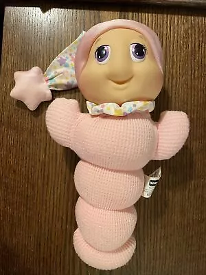 Vintage Playskool Glo Worm Glow Waffle Pink Thermal 1995 Stars Gloworm Works • $55