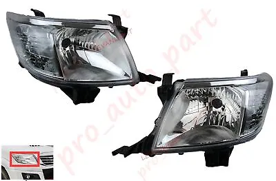 $219.49 • Buy AU Pair LH+RH Left+Right Head Light Lamp For Toyota Hilux Ute 2011~2015 2WD 4WD