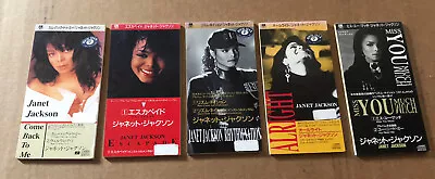 Janet Jackson 3 Inch Japan Mini CD Collection Lot Of 5 • $169.99