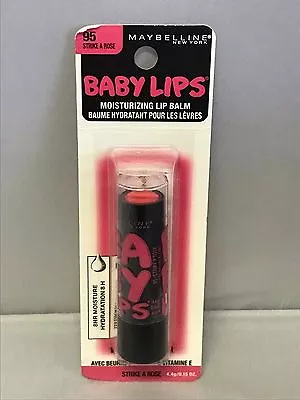Maybelline New York Baby Lips ELECTRO Moisturizing Lip Balm ~ #95 Strike A Rose • $9.88
