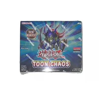 Yugioh Toon Chaos Booster Box 24 Packs - New & Sealed 1st Edition • £87