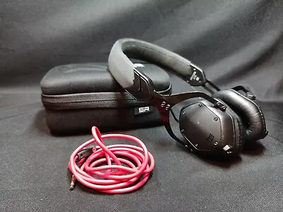 V-Moda XS On-Ear Folding Noise Isolating Metal Headphone Black Matte With Case • $99.86