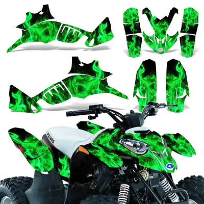 Polaris Predator 90 Graphic Kit ATV Quad Decal Deco 2003-2007 ICE GRN • $89.95