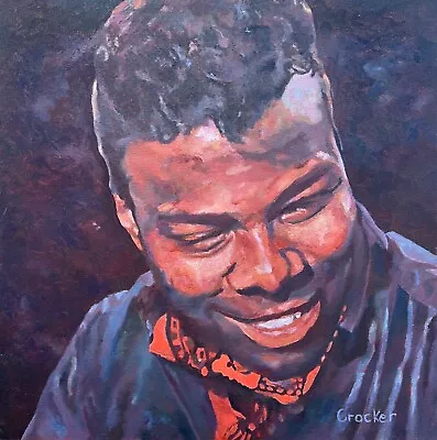 £120 • Buy Garnet Mimms Original Oil On Canvas Painting Northern Soul 55cm X 46cm