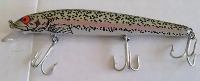 Rare Vtg 6  Floating Rainbow Trout Minnow Fishing Lure Pike Muskie Rapala Rebel • $17.99