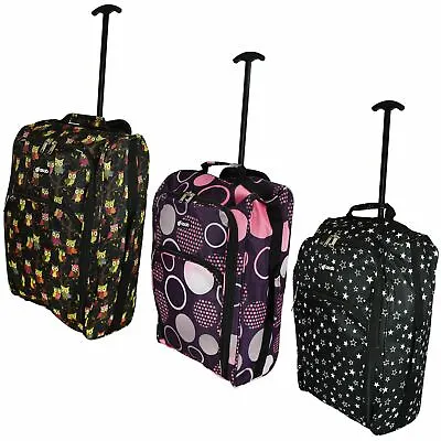 £27.99 • Buy Cabin Hand Luggage Trolley Bag Small Suitcase Holdall Wheeled Travel Flight