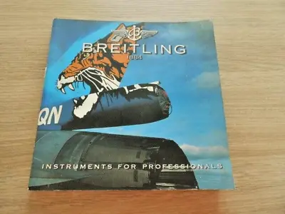 £19 • Buy BREITLING CHRONOLOG 3 WATCH CATALOGUE - English With 1998/1999 Price List