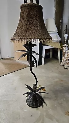 Maitland Smith Monkeys Climbing Palm Tree Bronze Lamps • $200