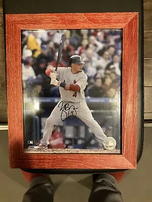 YADIER MOLINA CARDINALS SIGNED / AUTOGRAPHED 8X10 PHOTO Must Have/Hall Of Fame ￼ • $174.97