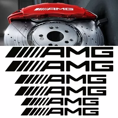 AMG Brake Caliper White High Temp Sticker Decal Vinyl Mercedes Benz • $12.99