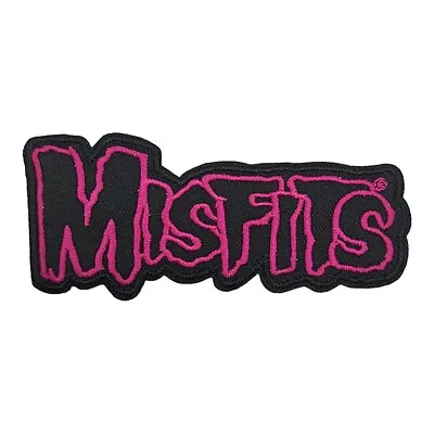 Misfits Band Purple Logo Music Rock Embroidered Iron On Sew On Patch Retro Style • $5.70