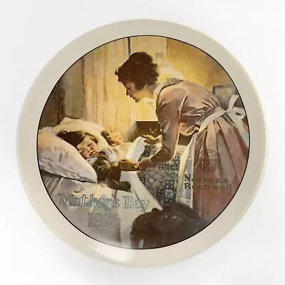 VTG 1976 A Mother's Love Plate Norman Rockwell First Limited Edition Knowles 8  • $11.99