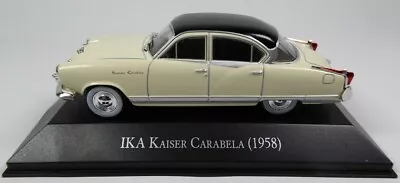 IXO IKA Kaiser Carabela 1958 4-door Saloon White Black Roof Sold In Blister ... • $16.29