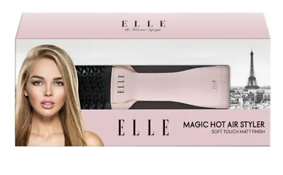 Elle Magic Hot Air Styler Pink - Women's Girl's New Curler Straightener Styler • £29.99