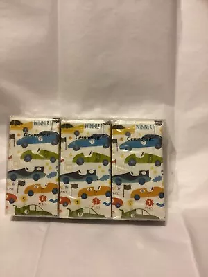 Gesundheit Pocket Tissues Six (6) Pack New With Car Theme  • $15.65