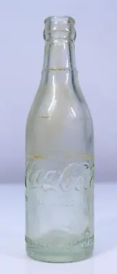 Coca Cola Soda Antique Bottle Coke VTG Straight Sided Bubbles Crown Mobile ALA • $87.99