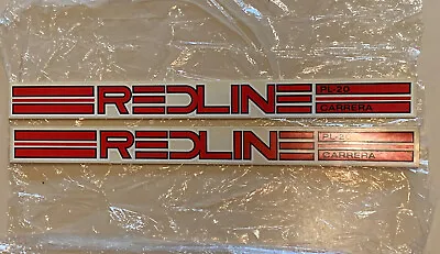 Nos Redline Pl-20 Carrera Frame Decals Old School Bmx Vintage Drimark 1981 Usa • $70