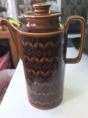 Hornsea Brown Heirloom Coffee Pot Vintage 70's Kitchen Retro 1973 • £29.99