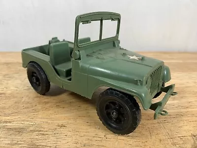 Vintage PROCESSED PLASTIC CO. #739 Army Military 8  Jeep Willys Toy Made In USA • $9.95