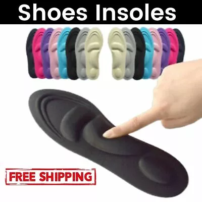 Work Boot Shoes Insoles Hiking Trainer Inner Soles Foot Inserts Support • £3.99