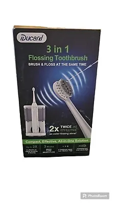 Ducard 3 In 1 Electric Flossing Toothbrush Open Box • $52.15