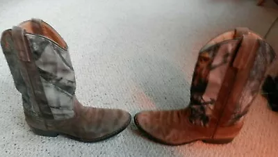 Masterson Boot Co Women's Cowboy Camouflage Western Boots Size 5D RB2008Y GUC • $29.99